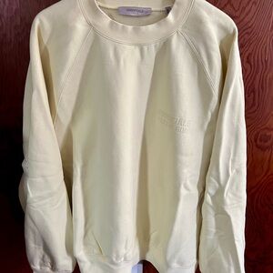 Essentials Mens Pale Yellow Sweatshirt XL